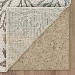 Kirkland's Home Ikat Coral White Sand Outdoor Area Rug, 5X7- Outdoor Rugs