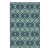 Kirkland's Home Ikat Diamonds Jenn Outdoor Rug, 6X9- Outdoor Rugs