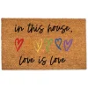 Kirkland's Home In This House, Love Is Love Doormat- Doormats