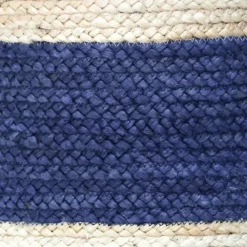 Kirkland's Home Indigo Bold Striped Jute Basket, 17 In.- Baskets & Boxes