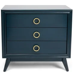 Kirkland's Home Indigo 3-Drawer Wood Chest- Dressers & Chests