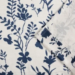 Kirkland's Home Indigo Floral 2-Pc. Curtain Panel Set, 84 In.- Curtains & Drapes