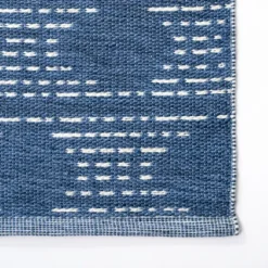 Kirkland's Home Indigo Shibori Outdoor Area Rug, 5X7- Outdoor Rugs
