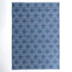 Kirkland's Home Indigo Shibori Outdoor Area Rug, 6X9- Outdoor Rugs