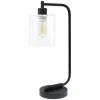Kirkland's Home Industrial Black Iron Desk Lamp- Table Lamps