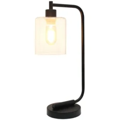 Kirkland's Home Industrial Black Iron Desk Lamp- Table Lamps