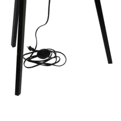 Kirkland's Home Industrial Tripod Wooden Floor Lamp- Floor Lamps
