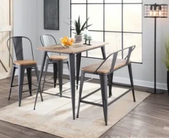 Kirkland's Home Industrial Wire Floor Lamp- Floor Lamps