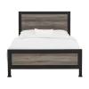 Kirkland's Home Industrial Wood Queen Bed With Metal Frame- Beds & Headboards