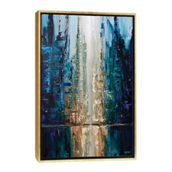 Kirkland's Home Infinite Reflection Abstract Canvas Framed Art- Framed Art