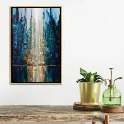 Kirkland's Home Infinite Reflection Abstract Canvas Framed Art- Framed Art