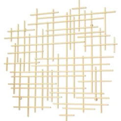 Kirkland's Home Inigo Abstract Linear Wall Plaque- Wall Plaques