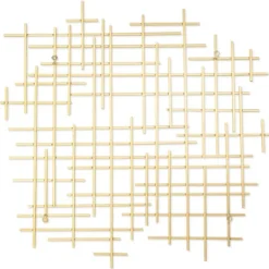 Kirkland's Home Inigo Abstract Linear Wall Plaque- Wall Plaques