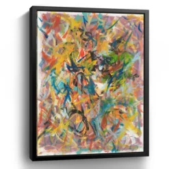 Kirkland's Home Inside Out No. 2 Framed Giclee Canvas Art Print- Framed Art