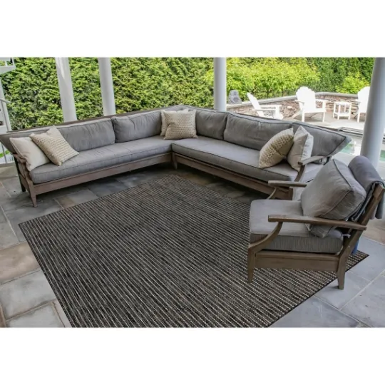 Kirkland's Home Intertwined Santal Outdoor Area Rug, 6X9- Outdoor Rugs