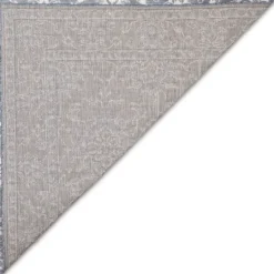 Kirkland's Home Irene Blue Daffodil Outdoor Area Rug, 7X9- Outdoor Rugs