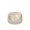 Kirkland's Home Irma Beige Steel Small Open Rods Lantern- Lanterns