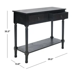 Kirkland's Home Irma Textured Drawers Console Table- Console Tables