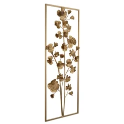 Kirkland's Home Iron Flowers Wall Plaque- Wall Plaques