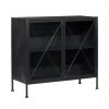 Kirkland's Home Iron X-Panel Cabinet- Cabinets & Sideboards