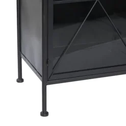 Kirkland's Home Iron X-Panel Cabinet- Cabinets & Sideboards