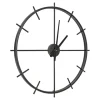 Kirkland's Home Isaac Black Modern Wall Clock- Clocks