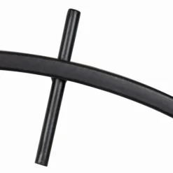 Kirkland's Home Isaac Black Modern Wall Clock- Clocks