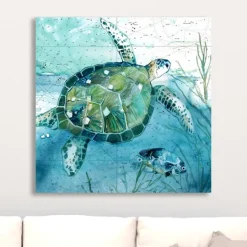 Kirkland's Home Island Swim I Giclee Canvas Art Print- Canvas Art