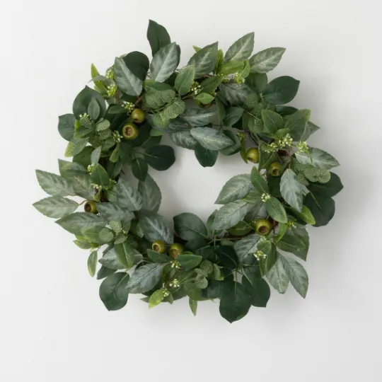 Kirkland's Home Israeli Ruscus Pods Wreath- Wreaths