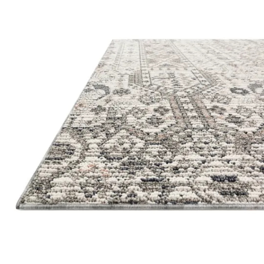 Kirkland's Home Ivory And Gray Column Outdoor Area Rug, 5X7- Outdoor Rugs