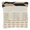 Kirkland's Home Ivory Boho Fringe Jute Pillow- Pillows