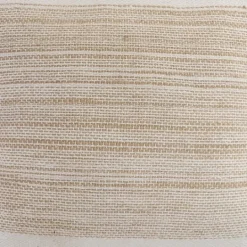 Kirkland's Home Ivory Border Natural Close Woven Jute Pillow- Pillows