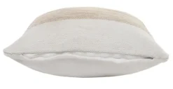Kirkland's Home Ivory Border Natural Close Woven Jute Pillow- Pillows
