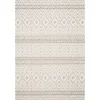 Kirkland's Home Ivory Geometric Stripes Outdoor Area Rug, 5X7- Outdoor Rugs