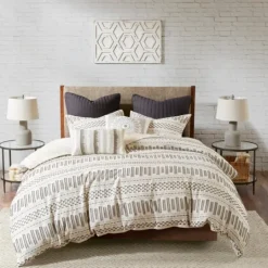 Kirkland's Home Ivory Jacquard Full/Queen 3-Pc. Comforter Set- Comforters