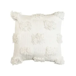 Kirkland's Home Ivory Tufted Dots Throw Pillow- Pillows