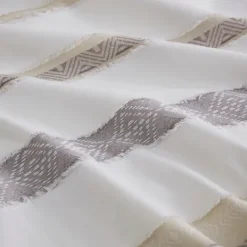 Kirkland's Home Jacquard Stripe 5-Pc. Full/Queen Comforter Set- Comforters