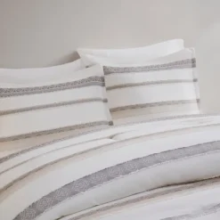 Kirkland's Home Jacquard Stripe 5-Pc. Full/Queen Comforter Set- Comforters