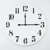 Kirkland's Home Jake And Black Wooden Wall Clock- Clocks