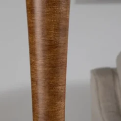 Kirkland's Home Janis Bronze And Teal Velvet Floor Lamp- Floor Lamps