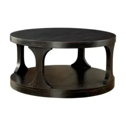 Kirkland's Home Jarrod Antique Wood Grain Shelf Coffee Table- Coffee Tables