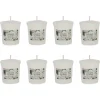Kirkland's Home Jasmine Flower Votive Candles, Set Of 8- Candles