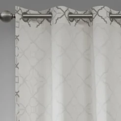Kirkland's Home Jax Cotton Curtain Panel Set, 63 In.- Curtains & Drapes