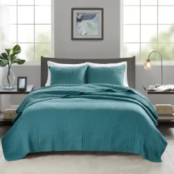 Kirkland's Home Jaxson 3-Pc. Reversible King Coverlet Set- Bedspreads & Coverlets