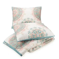 Kirkland's Home Jessica Simpson Blue Pompeii King Quilt Set- Quilts