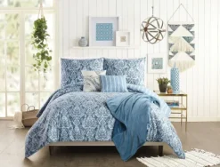 Kirkland's Home Jessica Simpson Damask Queen Comforter Set- Comforters
