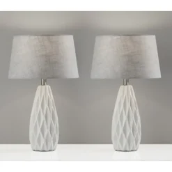 Kirkland's Home Joan Table Lamps, Set Of 2- Table Lamps