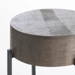 Kirkland's Home Jodi Mango Wood Side Table- Accent & End Tables