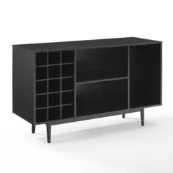 Kirkland's Home Josette Wood Open Wine Cabinet- Cabinets & Sideboards
