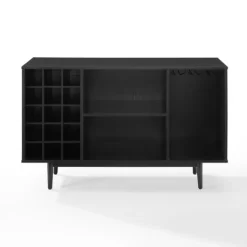 Kirkland's Home Josette Wood Open Wine Cabinet- Cabinets & Sideboards